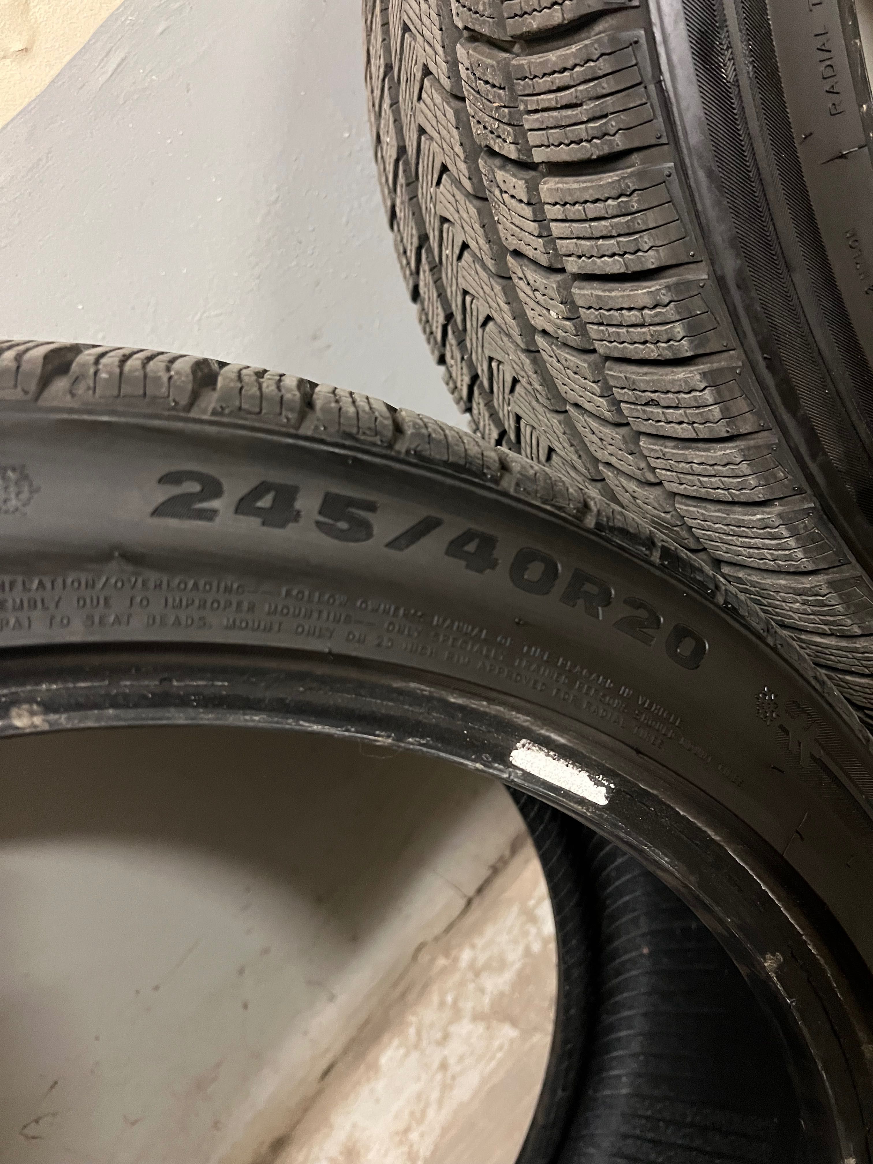 Чисто нови гуми спорт пакет зимни 20” Gripmax