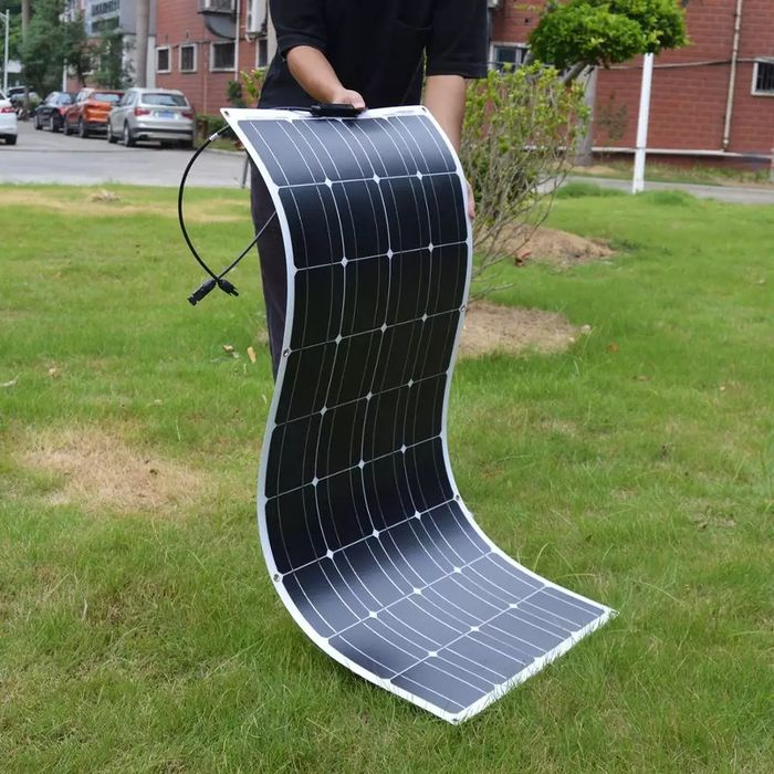 Гъвкав соларен панел 100w кемпер каравана слънчев фотоволтаичен