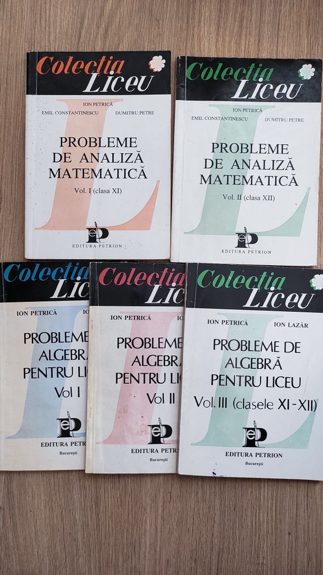 Culegeri de matematica pt liceu si facultate