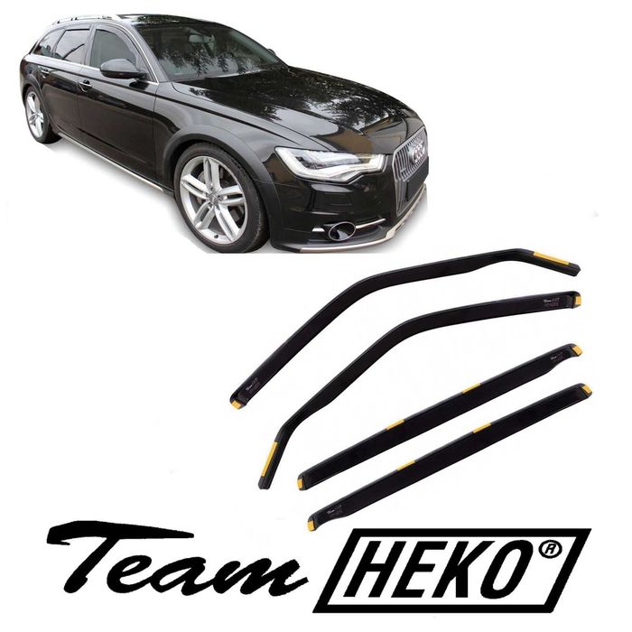 4бр. Ветробрани Heko предни и задни за Audi Ауди A6 C6 C7