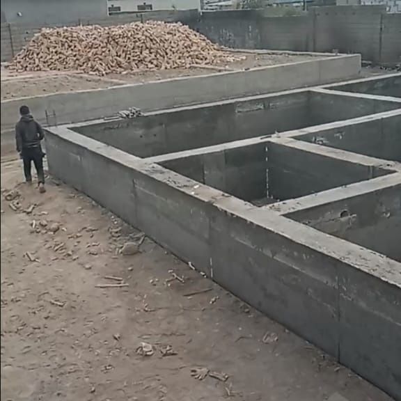Заливаем Фундамент,  бетон, строительная бригада