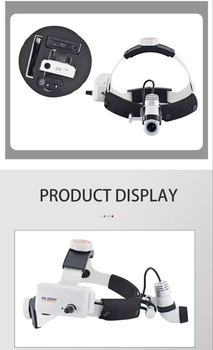 Лор шлем рефлектор 5 ватт оригинал новый