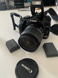 Canon EOS 400D cu obiectiv 18-55 si 3 acumulatori