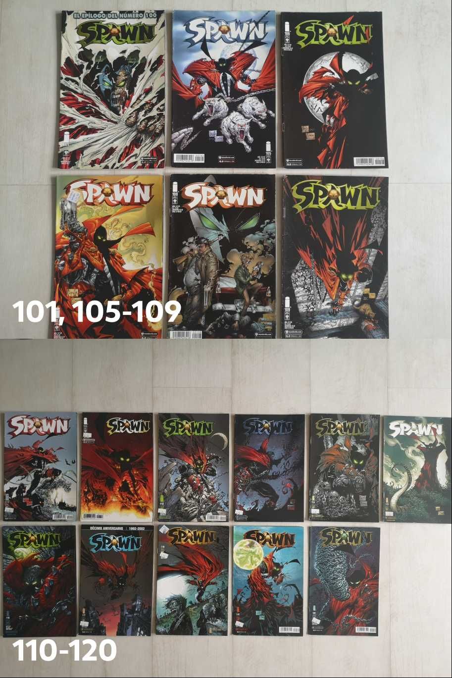 Set 98 benzi desenate Spawn de la Image Comics