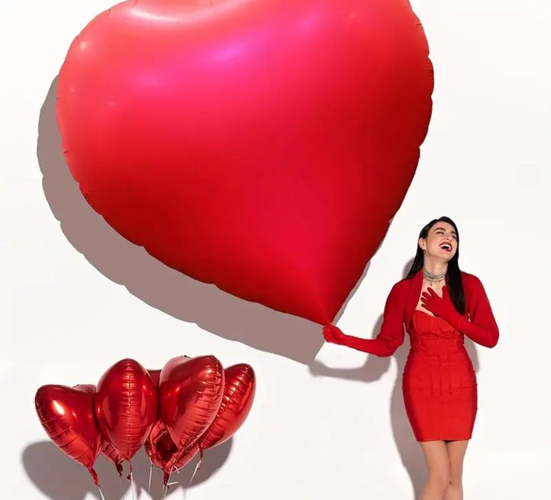 Balon inima uriasa/gigant Craciun/casatorie/indragostiti/petrecere cop