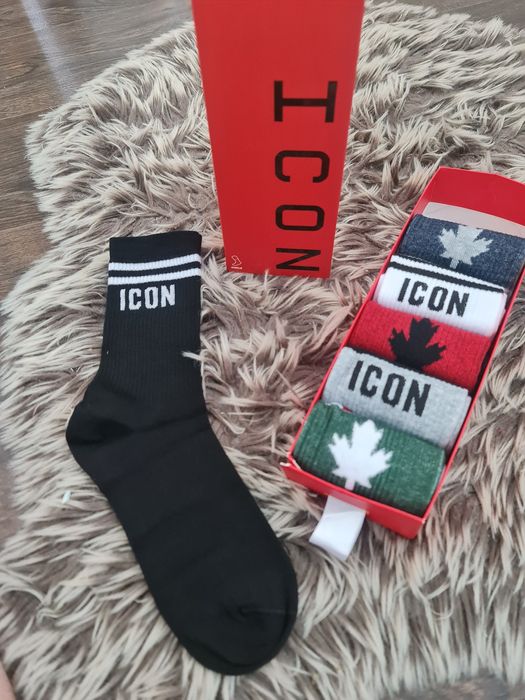 Șosete lungi Dsquared2 Icon Premium