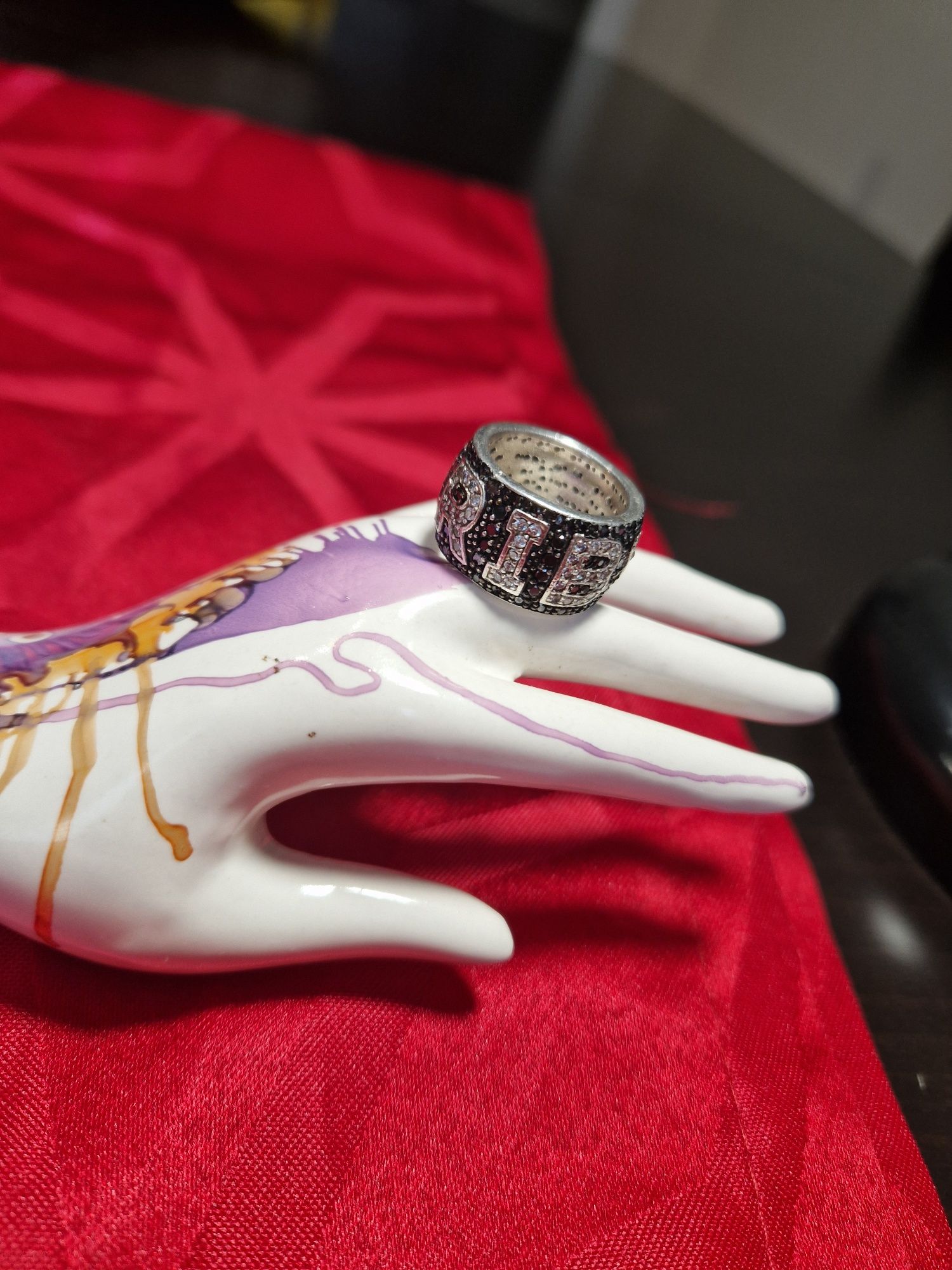 Много красив дамски сребърен пръстен BULGARI