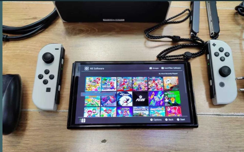 Nintendo Switch Oled, 256gb, Zelda Tears,  Mario, Pokemon - 30 jocuri