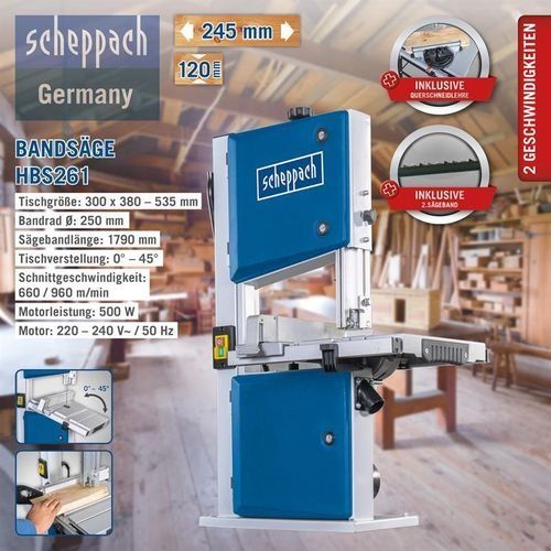 Firestrau banzic scheppach germany hbs 261