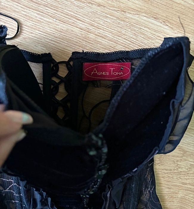 Agnes Toma Corset cu siret si bolero XS/S