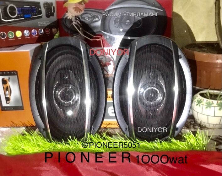 Pioneer 1000W колонка 2та янги чети резинкали без усилител Тошкентда