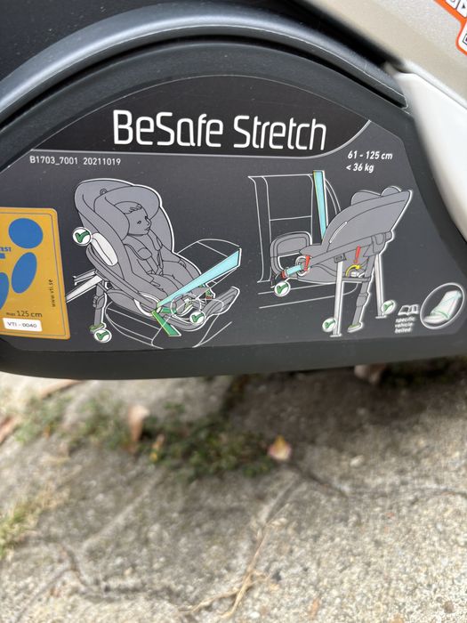 Vand scaun BeSafe Stretch RF 125 cm CEL MAI SIGUR