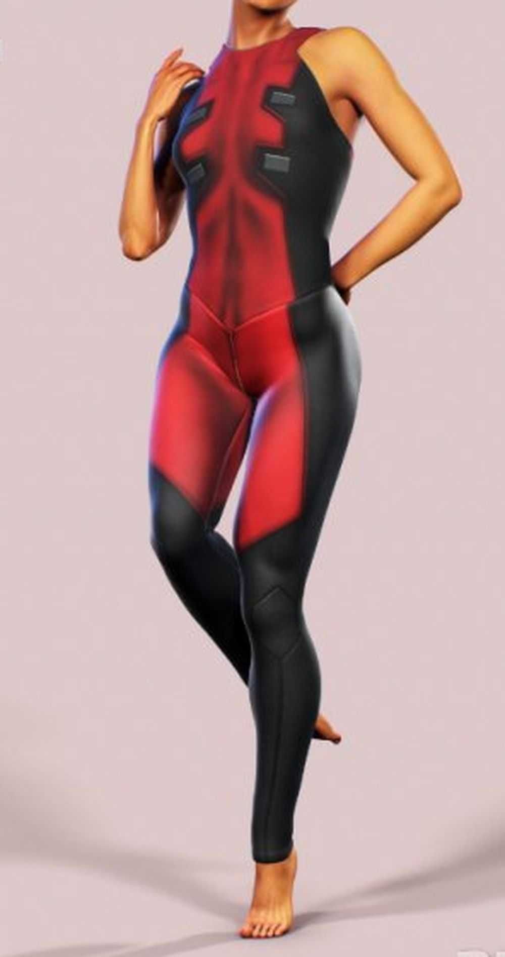 The Superhero Costume цяло боди за фитнес , размер М