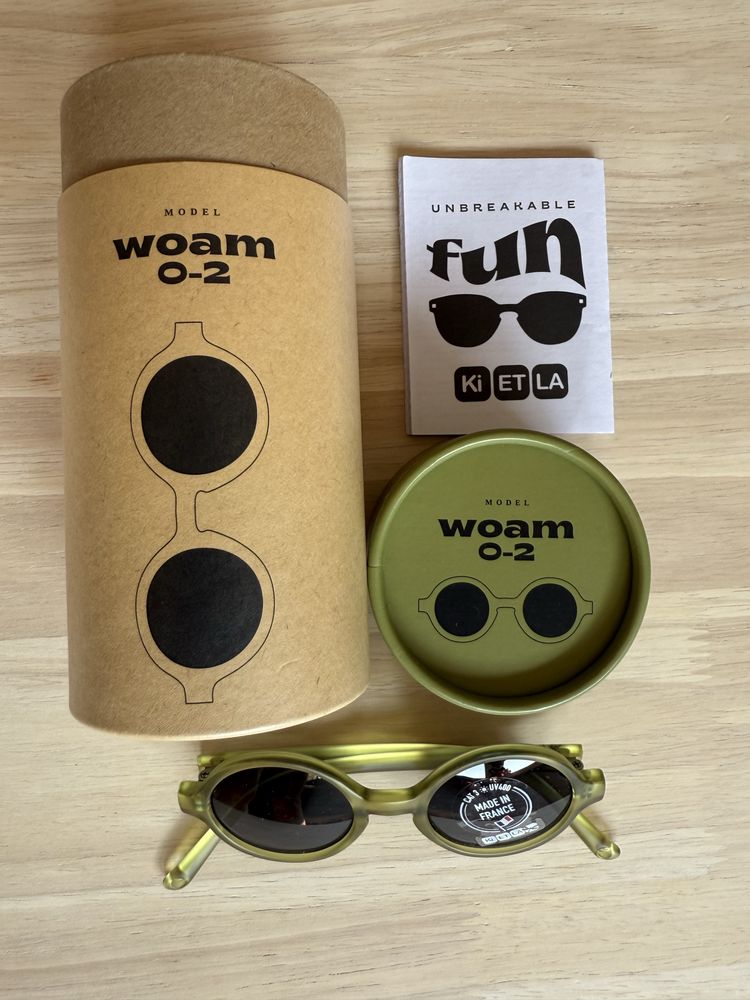 Слънчеви очила KiETLA – Woam – 0-2 години – Bottle green