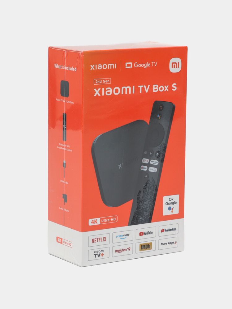 Xiaomi Mi Box S 4K 2-avlod Televizor pristavkasi / ТВ-приставка Xiaomi