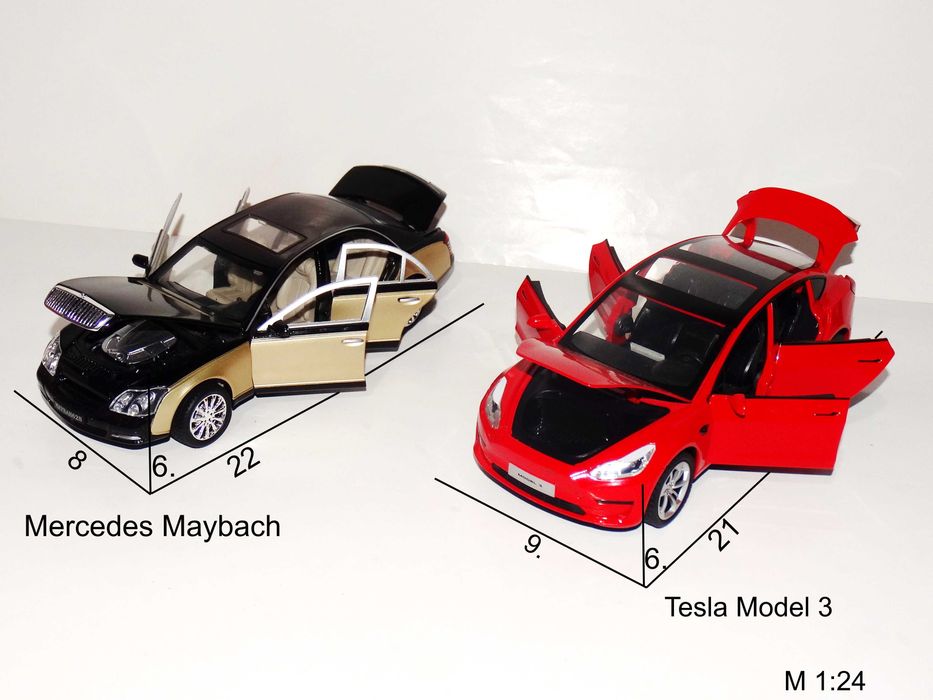 Нови метални колички с отваряеми врати и звук.