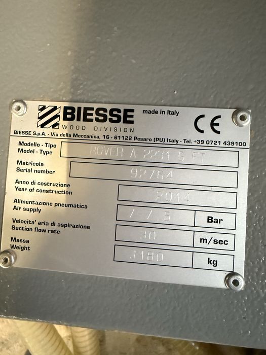 Cnc Biesse Rover A 22 31 G FT