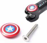 Capac pipa cuveta Capitan America USA aluminiu bicicleta mtb Downhill