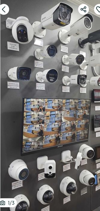 Камера Hikvision 2.MP 4 штук