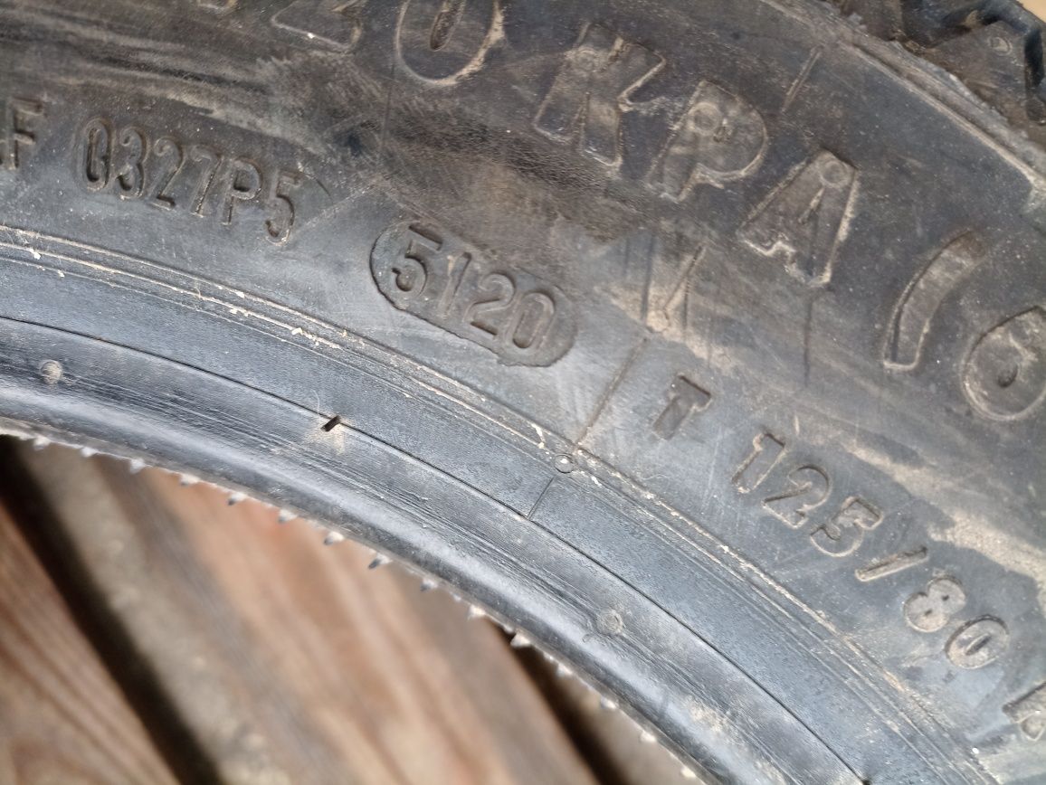 O anvelopa de rezerva NOUA Continental 125/80 R15 dot 5120