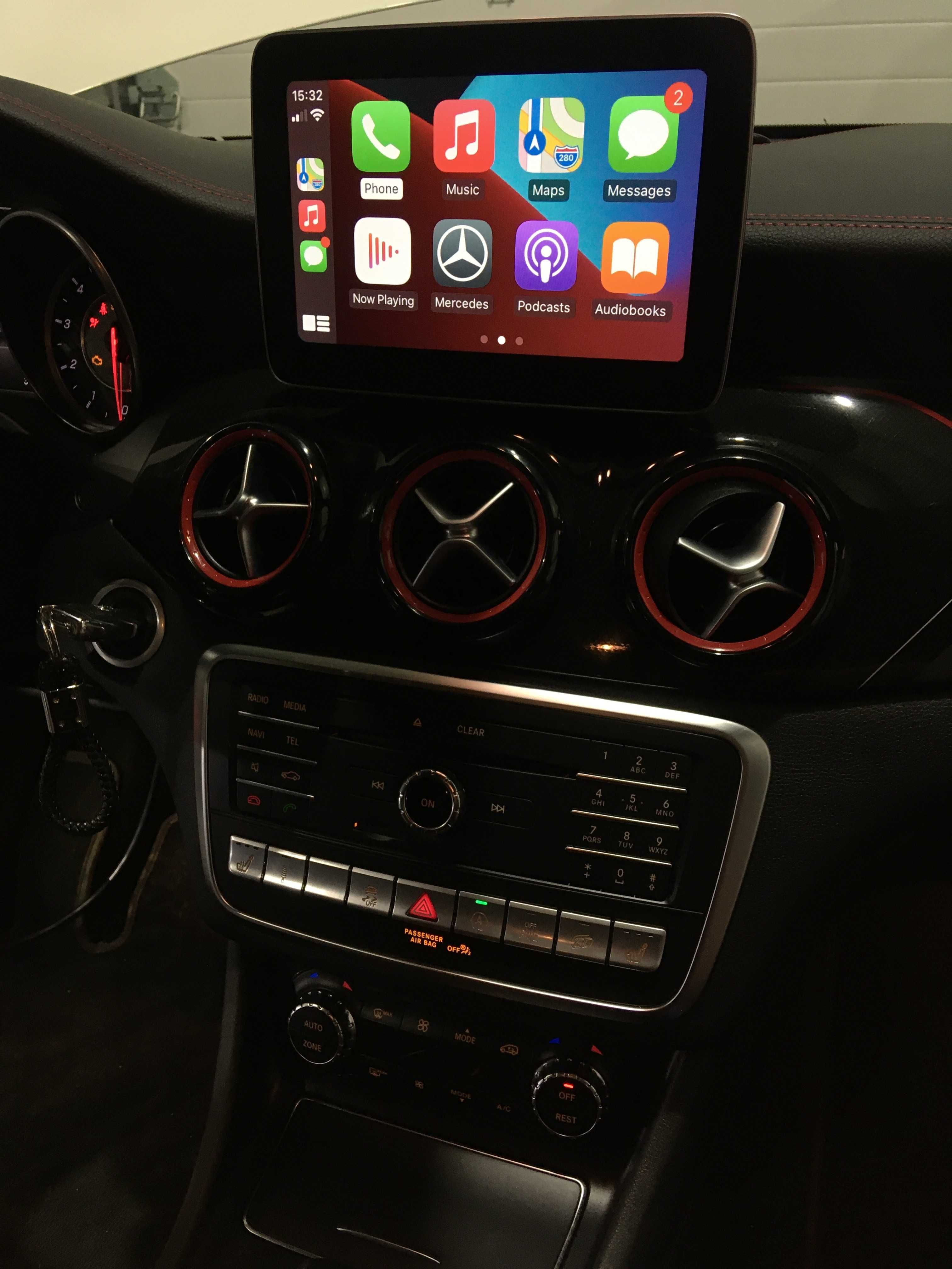 Активиране Apple CarPlay Отключване Android Auto Мерцедес 2015 по-Нови