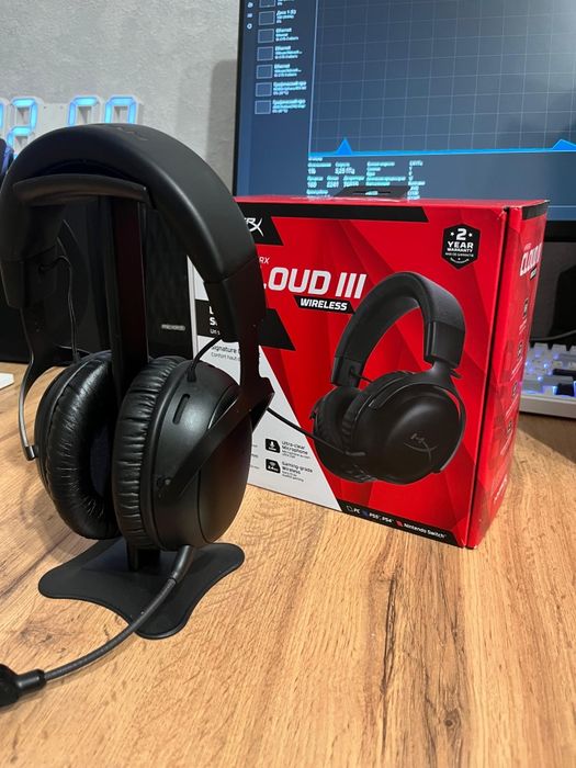 Беспроводные наушники HyperX Cloud III Wireless черный