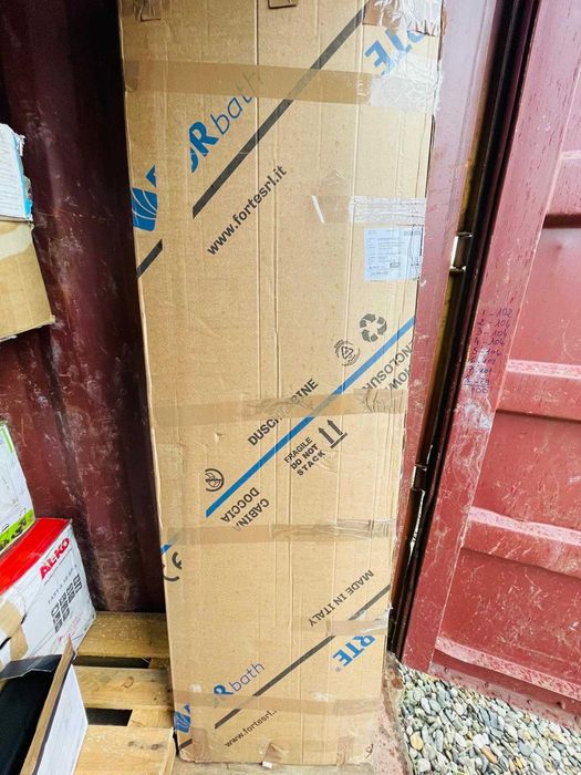 Cabină de duș pe colt Strong BSE103001 90D x 75L x 185H cm