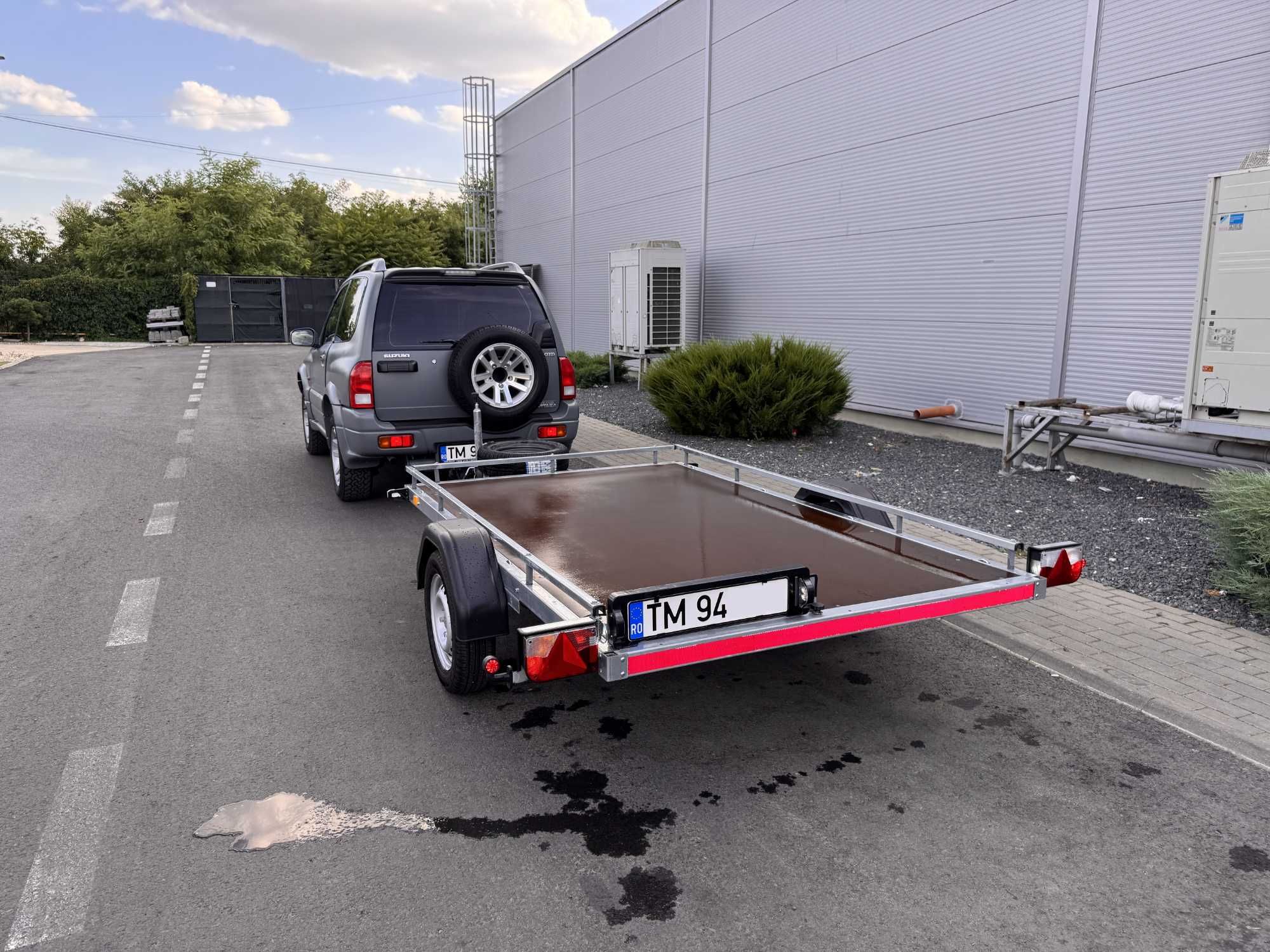 Remorca auto basculabila ATV UTV utilaje 750 kg inmatriculata 256×160