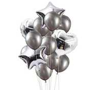 Set 14 baloane argintii