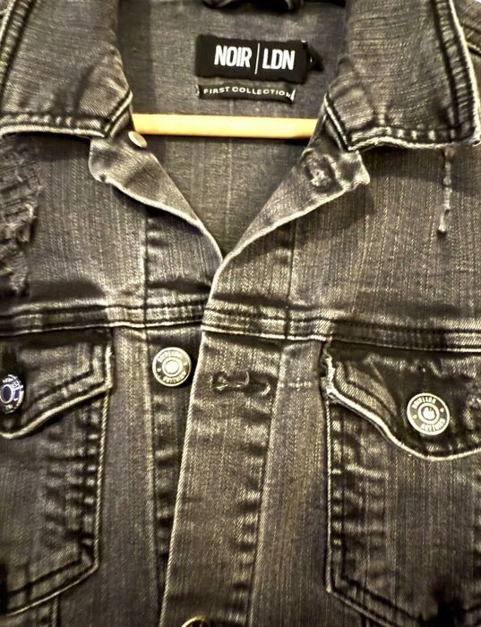 Оригинално Дамско Дънкено Яке Denim Noir Lon S