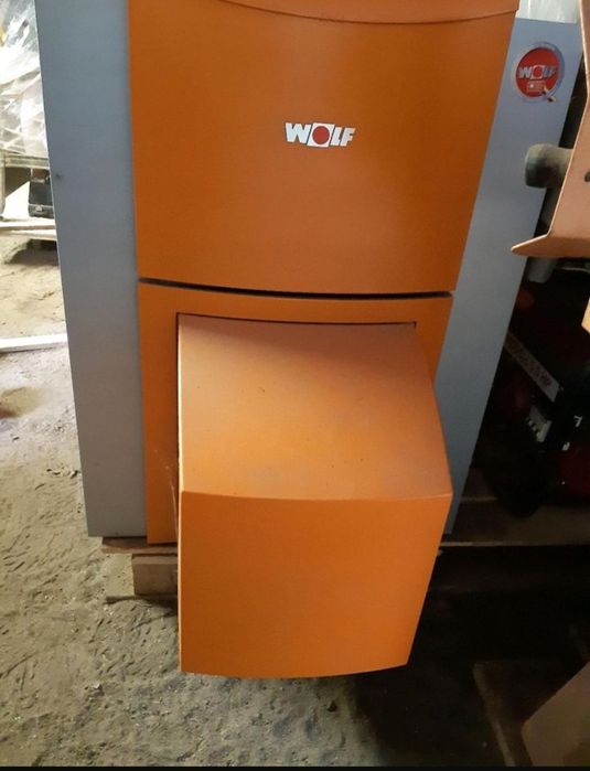 Cazan Wolf pe ulei/gaz, 17–20 kW, stare foarte bună