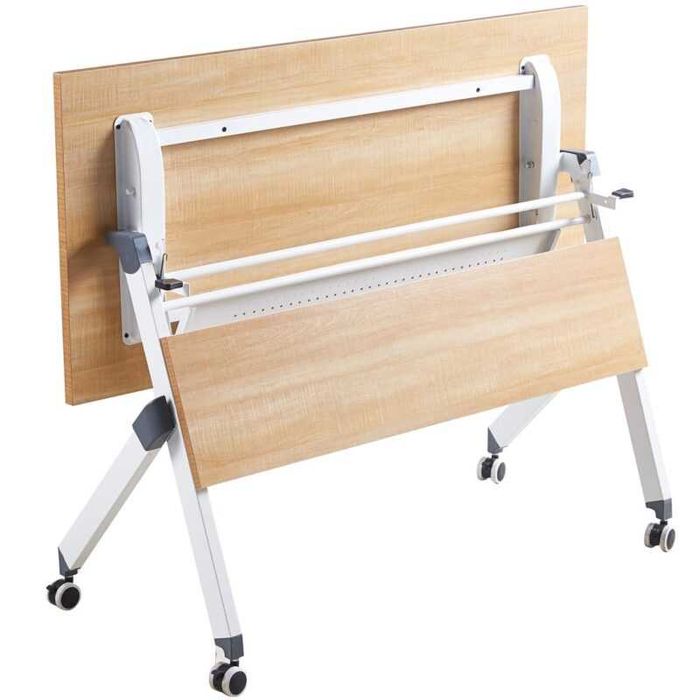 Бюро, Metal Desk, Натурален, Дърво, 120х55см.