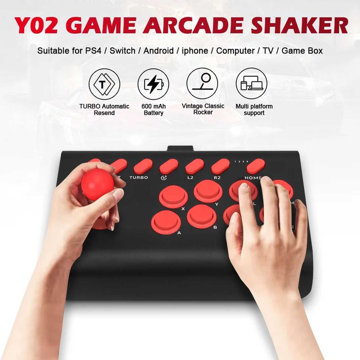 НОВА Джойстик Ръчка (Arcade Fight Stick) BSP-Y02 Bluetooth / USB