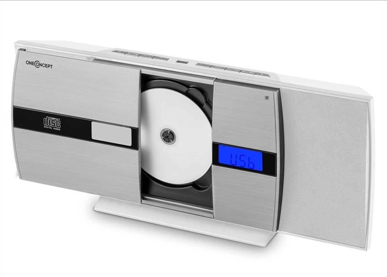 Стерео система One Concept, Bluetooth, CD, USB, MP3, FM, AUX, аларма