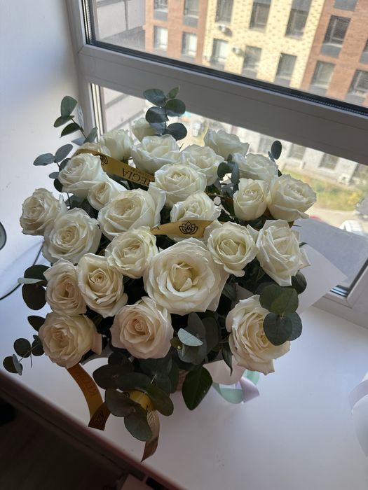 Цветы вчера получила