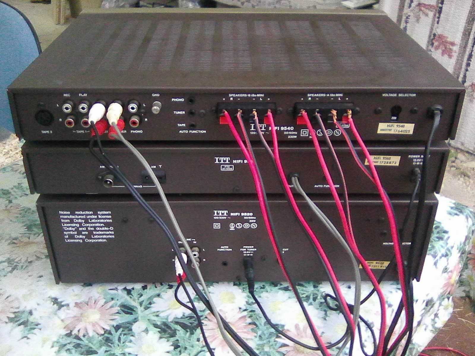 linie sistem audio hifi siemens  150 si o linie itt 9540