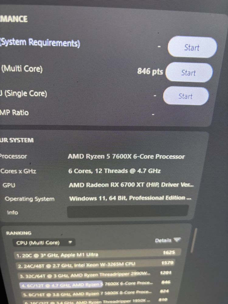 Vand pc de gaming Ryzen 5 7600X | RX 6700XT