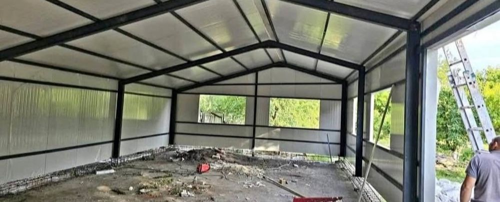 Vand structura metalica 10x32x4h Accept variante cu auto