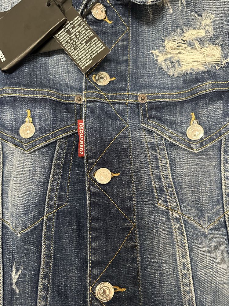 Оригинално мъжко дънково яке Dsquared2