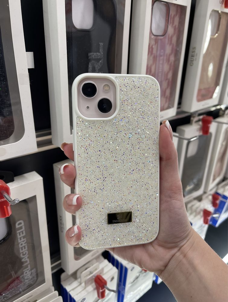 Кейс Swarovski за iPhone 15 15 Pro 15 Pro Max 14 Pro 14 Pro Max 13