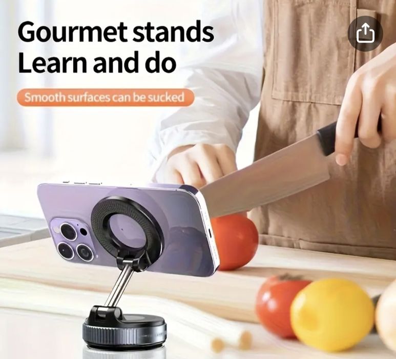 Suport telefon magnetic auto / ventuza