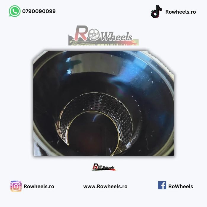 Ornamente tobe Tips carbon Akrapovic la bucata black glos sport duble BMW AUDI PORSCHE X5 X6 F10 G30 F30 G20 Mercedes X3 X4 universale auto Instalare ușoară (Plug n play)