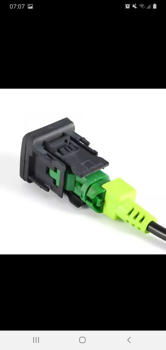 Buton mufa intrare Cablu AUX - USB input VW Skoda Seat golf mk5 mk6