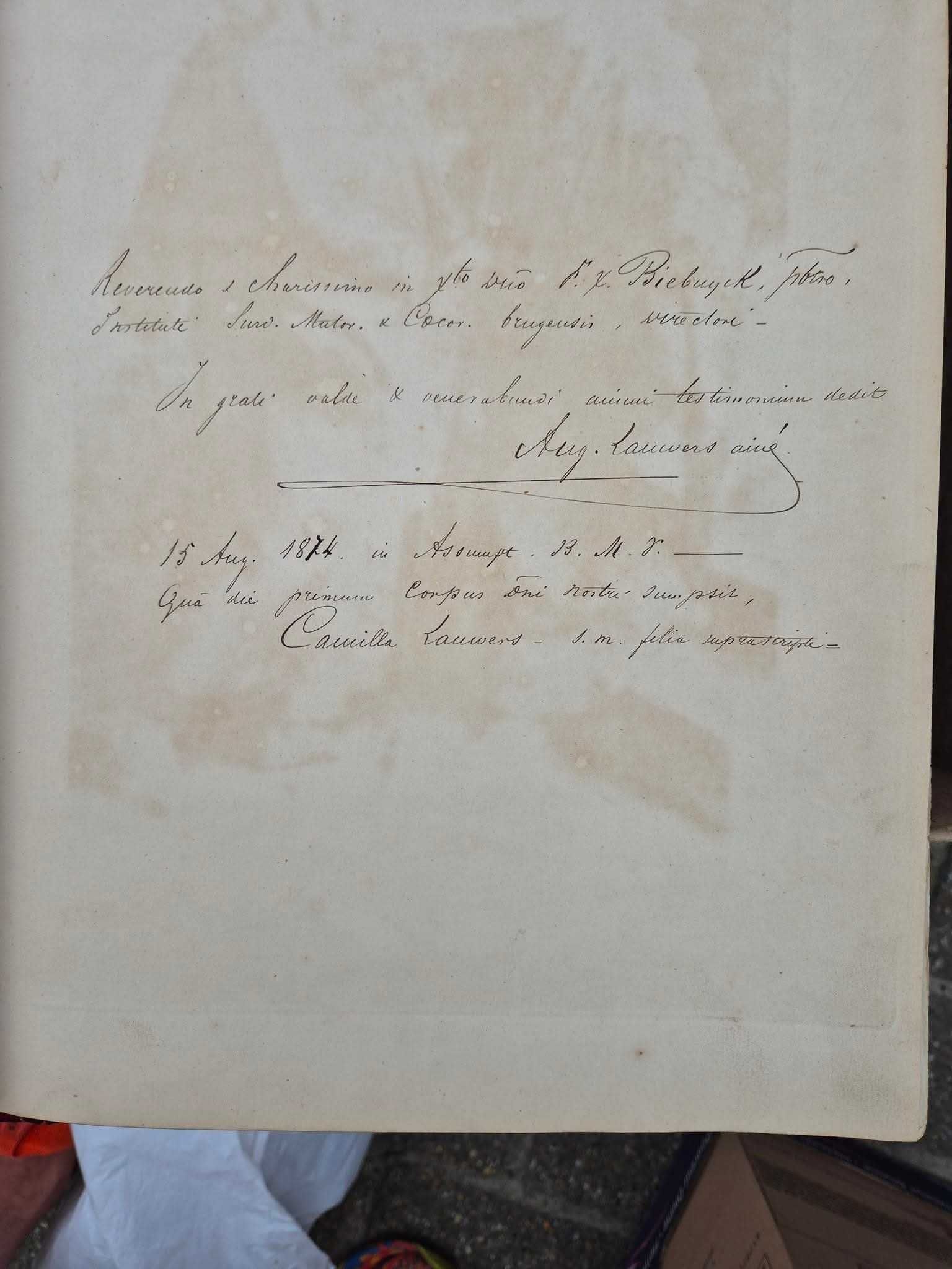 Evanghelie vintage romano-catolica 1865