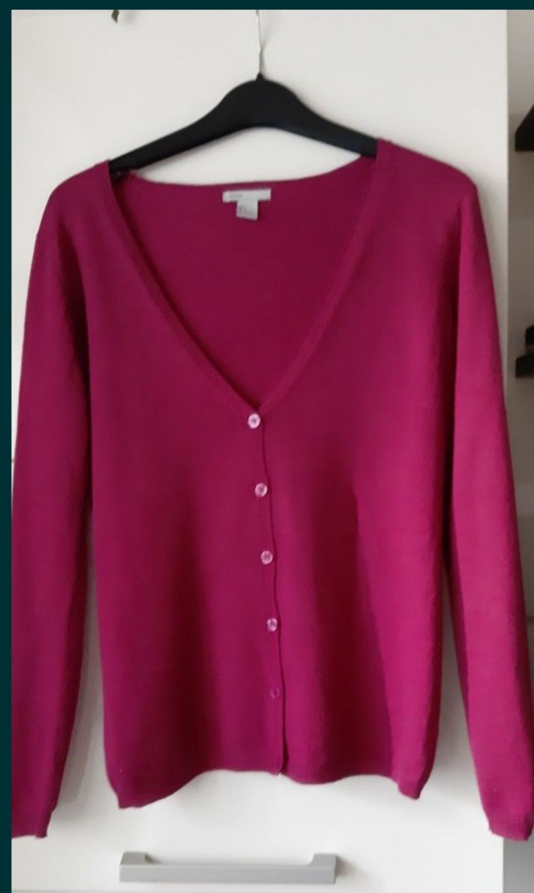 Pulover casmir 100%,bordo,fin,pufos,superb S