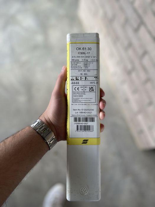 Electrozi inox ESAB - disponibil marimi 1.6 / 2 / 2.5