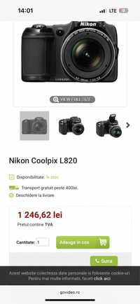 Nikon Coolpix L820 Aproape Nou