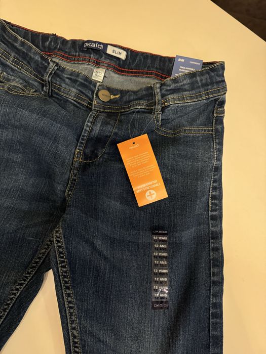 Чисто нови дънки Okaidi за 11-12 год, 152 см.