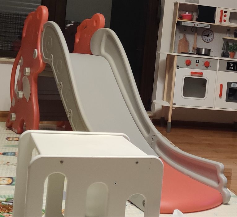 Tobogan Dinosaur Reddish, MyKids, gri/roz