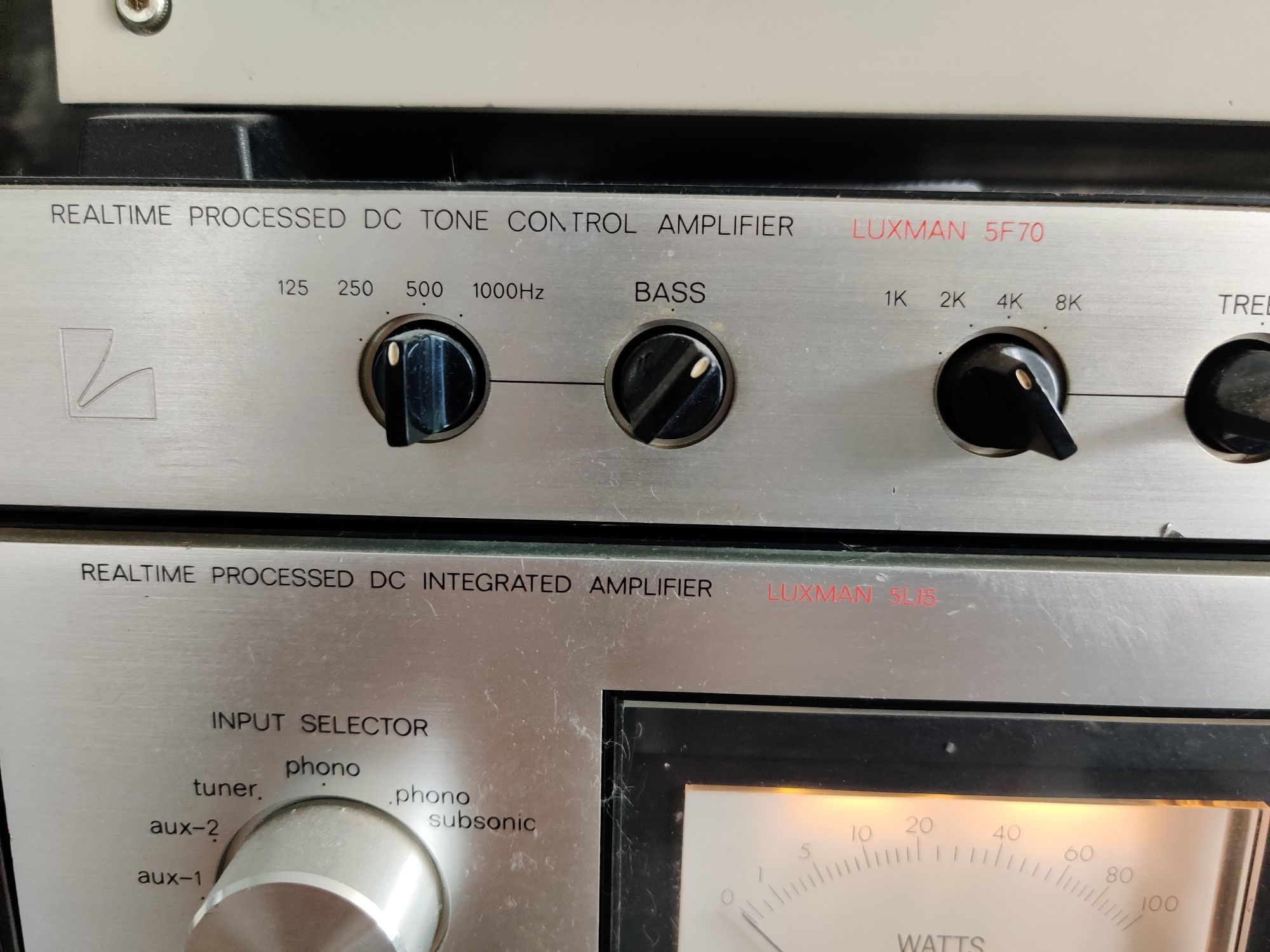 Luxman Laboratory 5F70 și 5L15 preaplificator și final